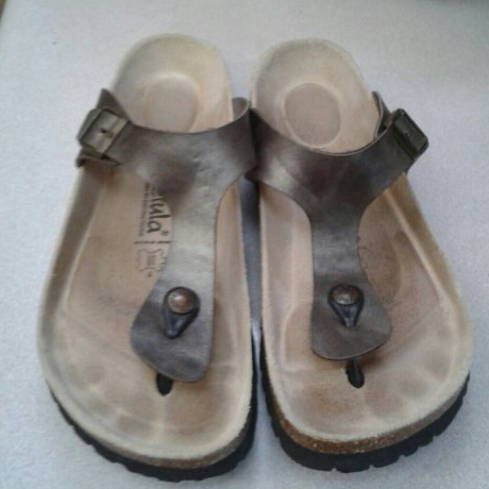 Birkenstock Betula Bronze Brown Thong Sandals 40/9